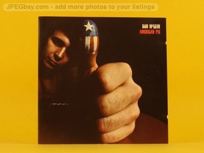 DON MCLEAN AMERICAN PIE (1043) 10 Track CD Album including Picture Sleeve EMI AM