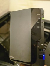Synology DS218 Desktop NAS Enclosure Diskless 2-Bay USB Plus 2 X 1TB HDD