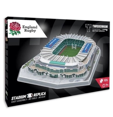 Offiziell lizenziertes England Rugby Twickenham Stadium 3D Puzzle 108 Teile