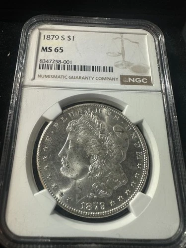 1879-S SILVER MORGAN DOLLAR MS65 NGC