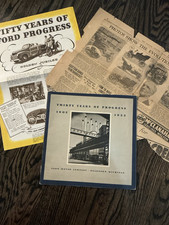 Vintage Ford Motor Company 1903-1933 Thirty Years of Progress Booklet/Ephemera