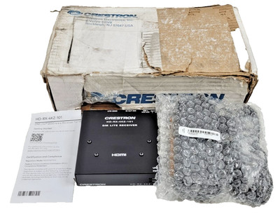 Crestron HD-RX-4KZ-101 DM Lite Receiver HDMI Extender 6511813 NEW OPEN BOX