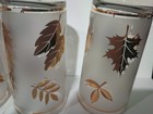 Libbey Golden Foliage Frosted Gold Leaf 12 oz Tumblers Set of 4 Drinking Glasses — photo 3