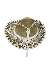 Vintage Pigalle XXXXX Childs Green Sombrero Salazar Mexico 11.5  Embroidered