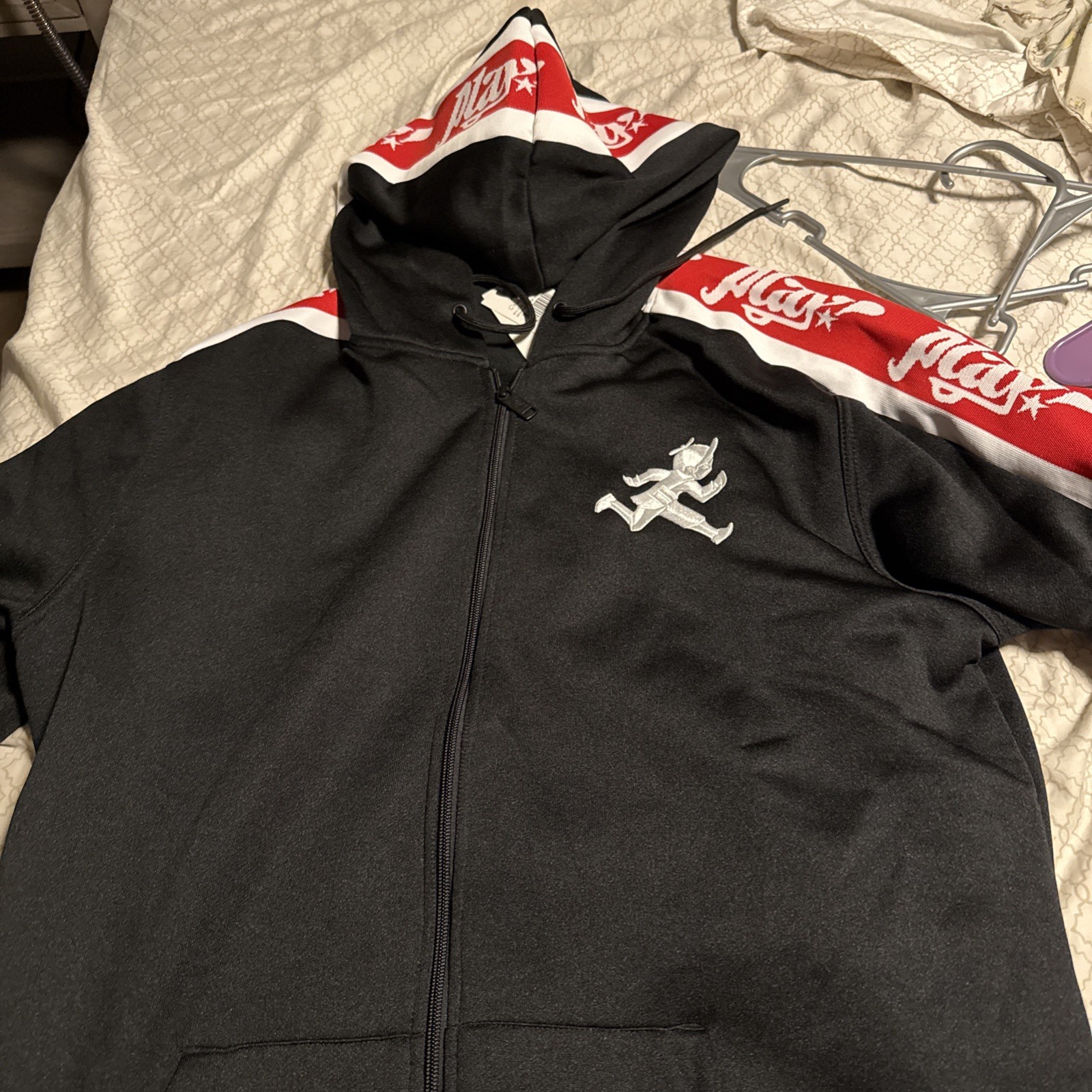 Play Cloths/Apartment Zip  HOODIE, Size xl  , Full Zip, Brand New with Tags