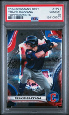Graded 2024 Bowmans Best Travis Bazzana #TP21 Top Prospects Rookie Card PSA 10