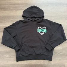 Dua Lipa Official Hoodie Adult Small Black Future Nostalgia 2022 Tour Pangaia