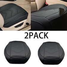 2x Full Surround Car Seat Cover Leather Pad Mat Cushion Protector For Hyundai