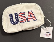 Aldi USA Belt Bag Fanny Pack Waist Purse Adjustable Strap Embroidered NWT