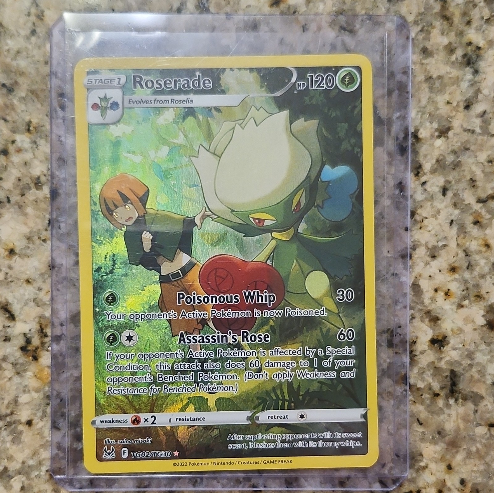 Roserade TG02/TG30 Lost Origin Trainer Gallery Holo UR EN HP120
