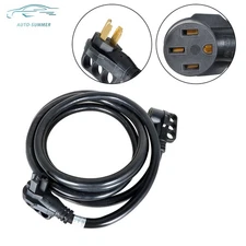 50Amp 15FT For Trailer Motorhome Camper RV Extension Cord Rain Proof Power Cable
