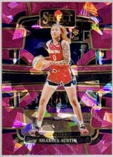 Shakira Austin 2024 Panini Select WNBA Pink Ice Prizm #17
