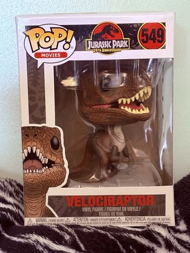 POP VINYL JURASSIC PARK VELOCIRAPTOR 549 NEW 25TH ANNIVERSARY