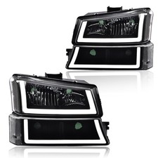 LED Headlight Assembly Chevy Silverado Avalanche 1500 2500 2003-2006 10396913