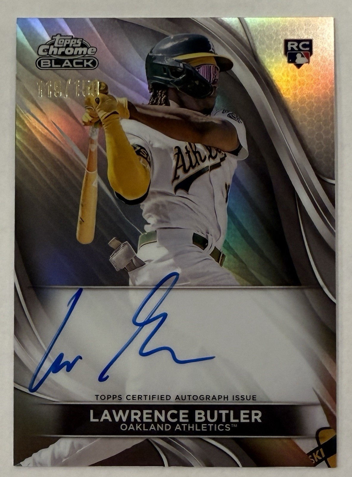 2024 Topps Chrome Black LAWRENCE BUTLER Auto #119/150 Silver Refractor Rookie