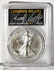 2023 $1 American Silver Eagle 1oz PCGS MS70 FS Legends of Life Rudy Ruettiger