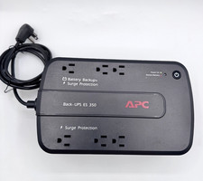   APC Back-UPS ES 350 Battery Backup  Surge Protector  350VA UPS  6 Outlets