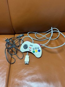 Sega Saturn White Console with Original Box, Tested Working, Rare Bundle