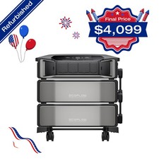 Ecoflow Delta Pro Ultra 12kwh Power Station Lifepo4 Certified Refurbished