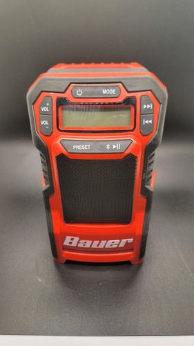 Bauer 20V Cordless Bluetooth Radio 1853C-B Portable Tested Preowned (No Battery)