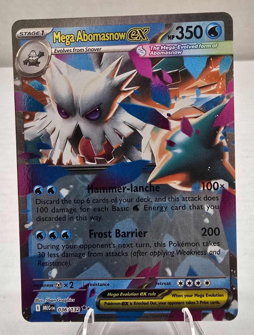 Pokmon Card TCG: Mega Abomasnow ex (Double Rare) 036/132 - Mega Evolution NM | eBay Pokmon Card TCG: Mega Abomasnow ex (Double Rare) 036/132 - Mega Evolution NM | eBay