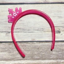 American Girl Doll Birthday Party Set Pink Star Crown Headband Tiara Hair Bow