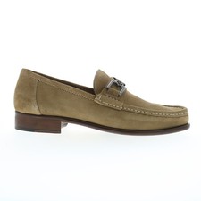 Bruno Magli Trieste BM3TRIO2 Mens Brown Loafers Slip Ons Casual Shoes 7