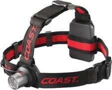 LED Headlamp Head Torch Dual Colour Control Headlight Battery Powered HL4 Coast