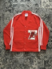 Vintage 60s Cheerleader Supply Co. Tigers School Cardigan Size 38 USA Made