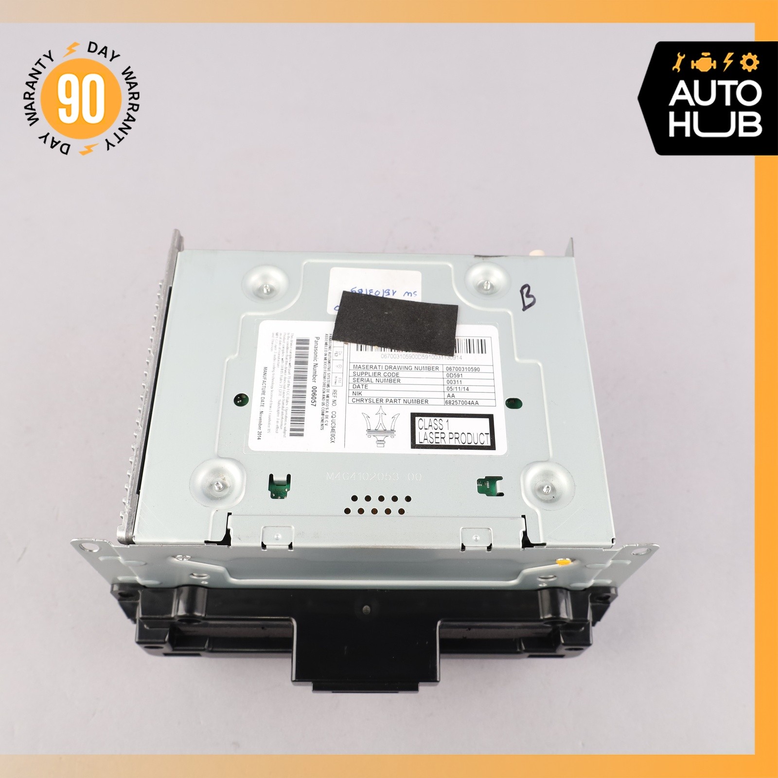 14-17 Maserati Quattroporte SQ4 M156 Ghibli Head Unit Comand FM CD Audio OEM 46k