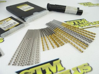 29 NEW ASSORTED GUHRING HSSE & HSCO DRILLS 1.98MM 2.7MM 3.17MM & 3.2MM