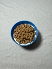 Learning Resources Realistic Breakfast Cereal Pretend Play Food Blue Bowl