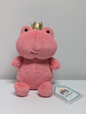 NEW Jellycat Pink Crowning Croaker Frog Genuine Rare Retired
