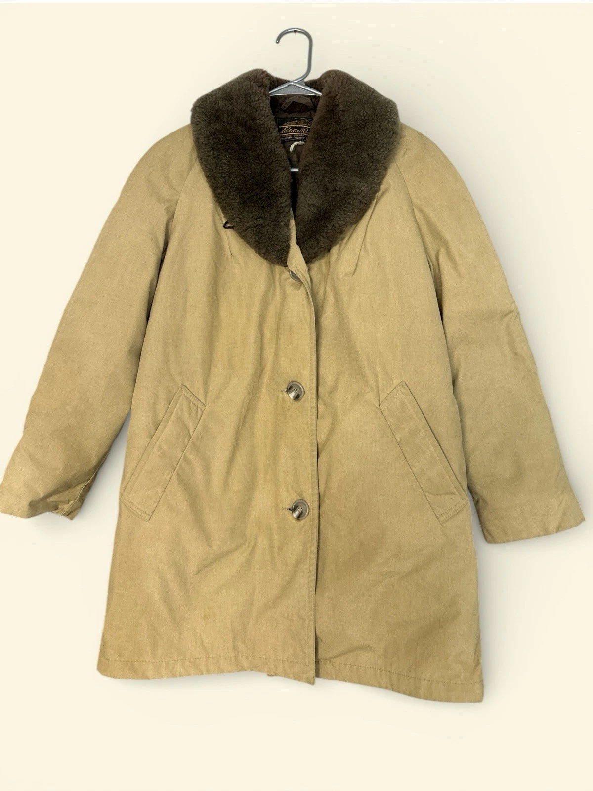 vintage eddie bauer goose down Jacket Brown Size M