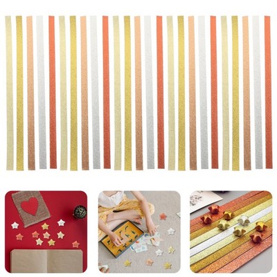  200 Pcs Glitzer Papier Paper Star Papierstreifen Origami -Papier -Papiere