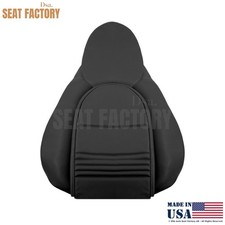 1997-2004 Für Porsche Boxster Fahrer Oberteil Ersatz Sitzbezug - Leder Schwarz