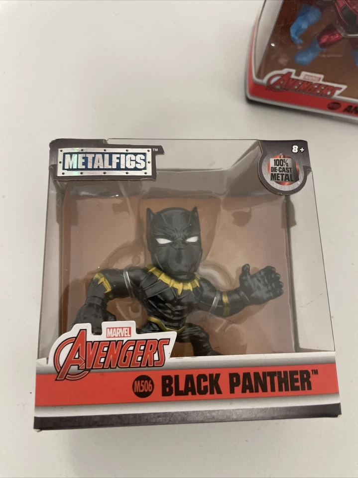 Figuras de metal ANTMAN M505 y Black Panther M506 Marvel Avengers METALIGS Foto 2 de 3