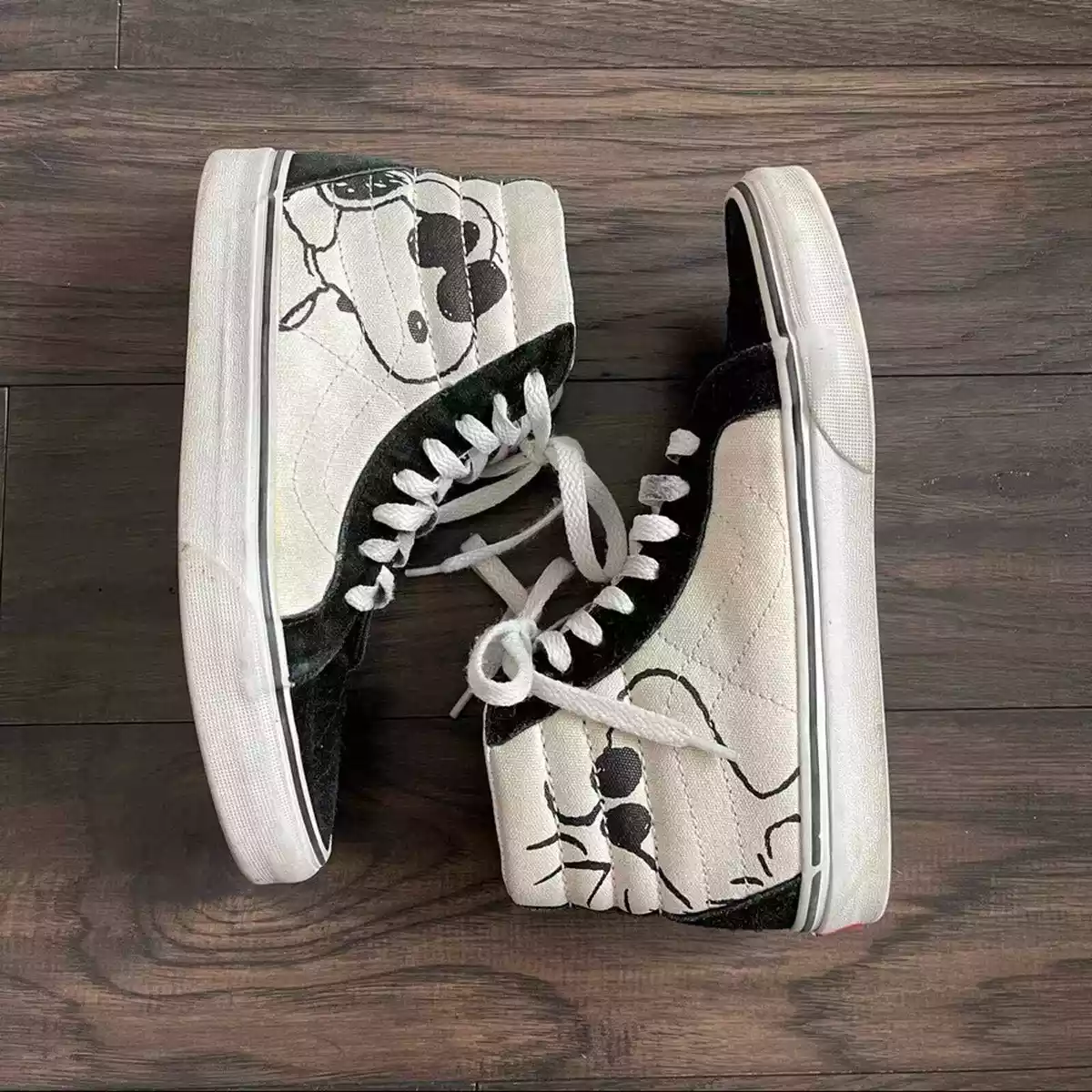 Snoopy vans sale high tops