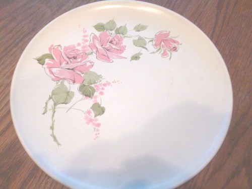 Vintage LenoxWare MelamineMelmac Replacement Pink Rose Dinner Plate 10" F Series - Picture 4 of 4