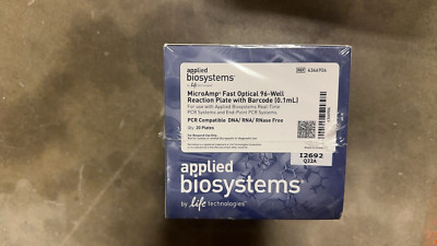 Applied Biosystems 4346906 MicroAmp Fast Optical 06-Well Reaction Plates, Sealed