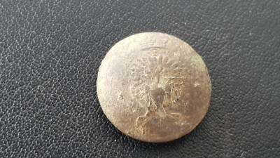 Schöner 17/18 Hunderte Knopf fehlt Schlaufe im Alter. Bitte Beschreibung lesen. L385