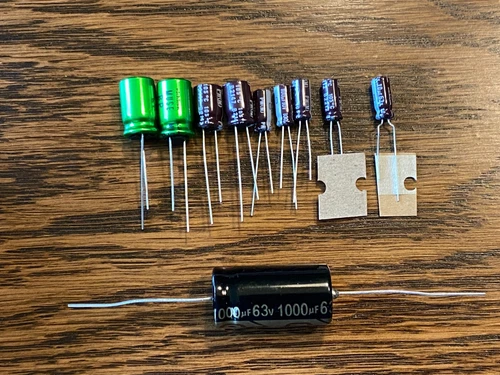Technics SL-5 Speed Repair Kit Capacitors Turntable Recap Set