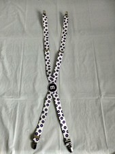 M M Purple Adjustable Suspenders Pre-owned