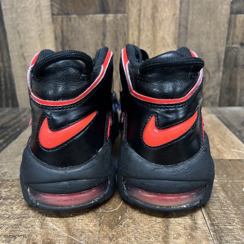 Taglia 8 - Nike Air More Uptempo Electric Nero Rosso Scarpe Uomo Sneakers - Foto 12 di 19