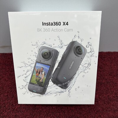 Insta360 - X4 8K 360 Degree Action Camera - Black