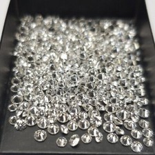 Natural Loose Diamonds Round 100 Pcs Lot I1-I3 Clarity F White Color Real
