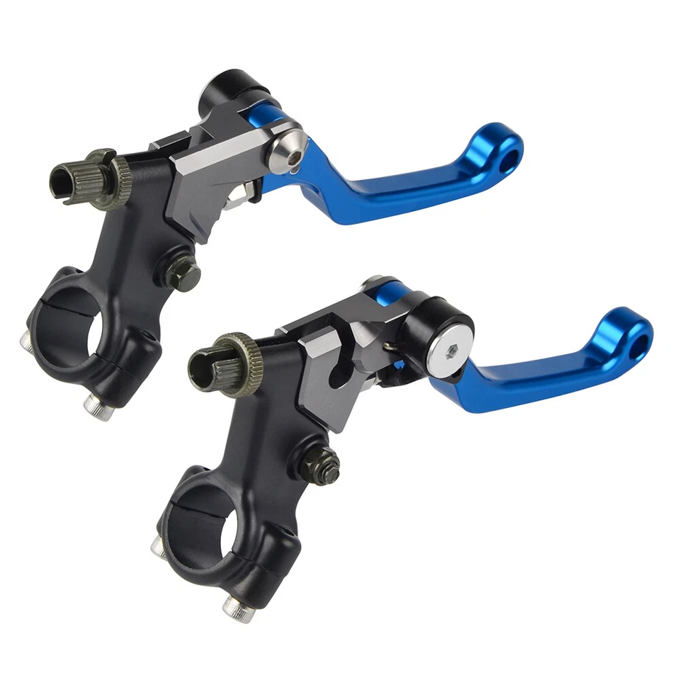 Palancas de freno de embrague de cable corto para Yamaha DT80 DT100 DT125 DT175 DT250 DT400 Foto 4 de 4