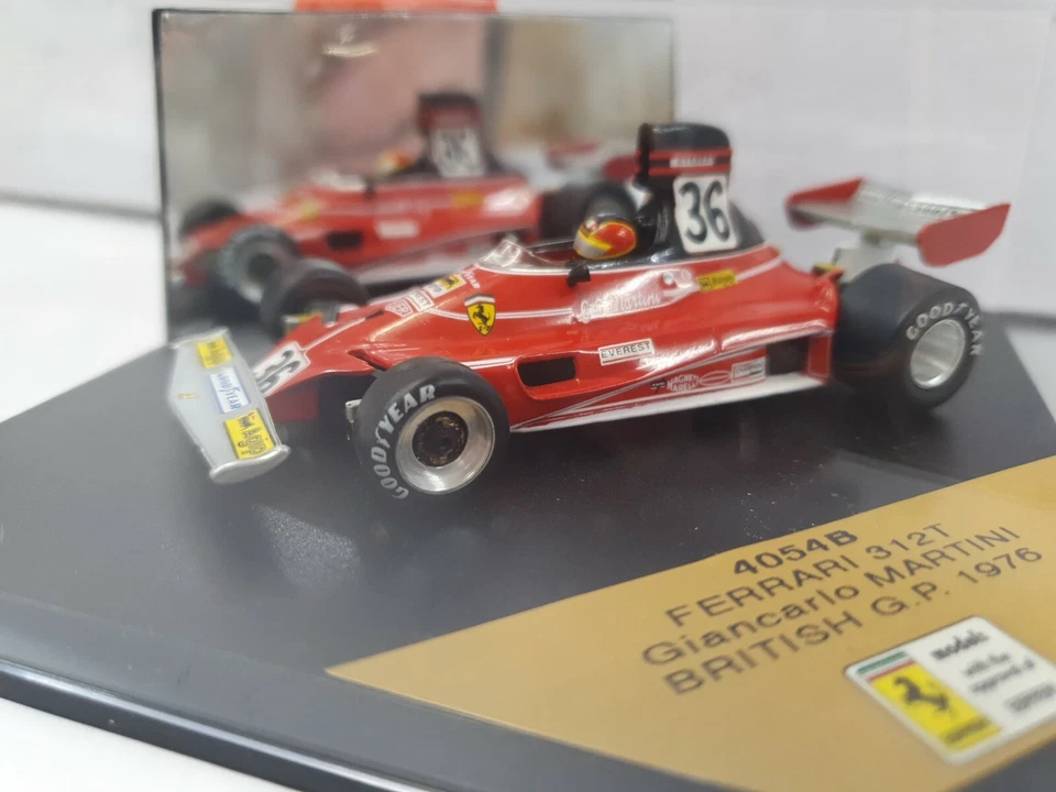 Quartzo F1 1:43 Ferrari 312T G. Martini 1976 GP de Gran Bretaña 4054b y 4054a Foto 4 de 4