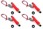 4 FUEL INJECTORS for MAZDA RX8 13B 1.3L TURBO 750CC 800CC 850CC with plugs