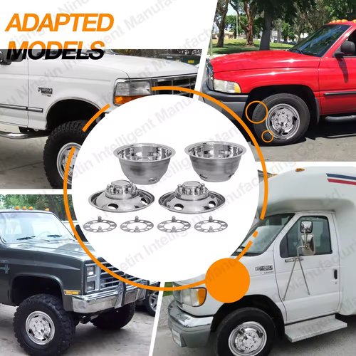 4 Ford E350/E450 Van 200821 Bolt On 16" Dual Wheel Simulators Dually Rim Covers eBay